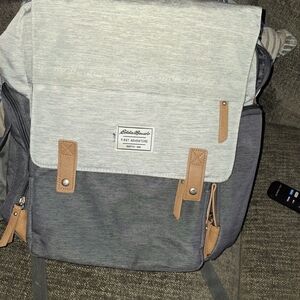 Eddie Bauer Gray and Black Backpack
